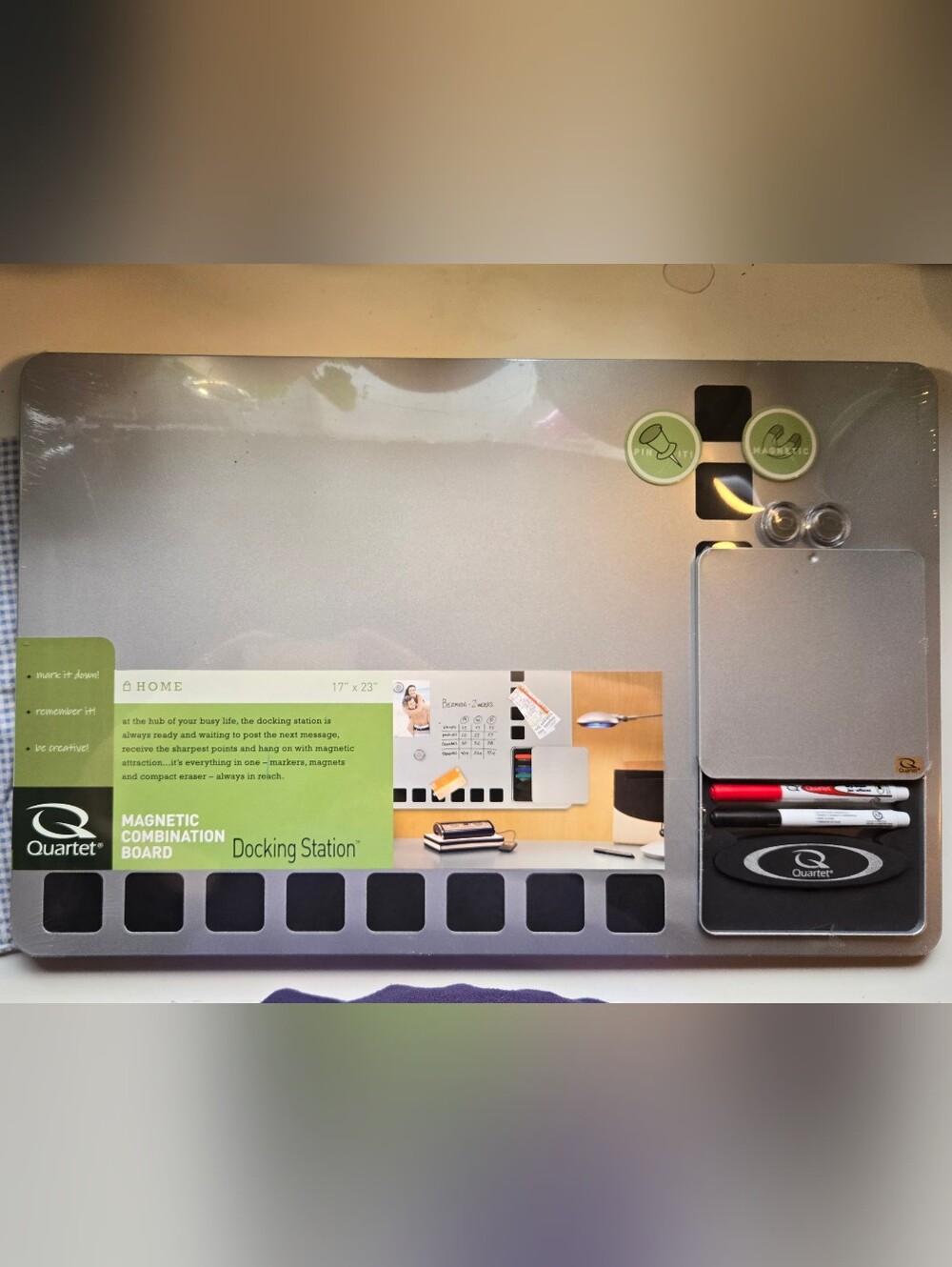 Quartet Magnetic Combination Board - Docking Station Whiteboard